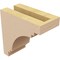 Ekena Millwork 3"W x 6"D x 6"H Classic Pescadero Rough Cedar Woodgrain TimberThane Corbel, Primed Tan CORUR03X06X06PECRCPR - alternate 6